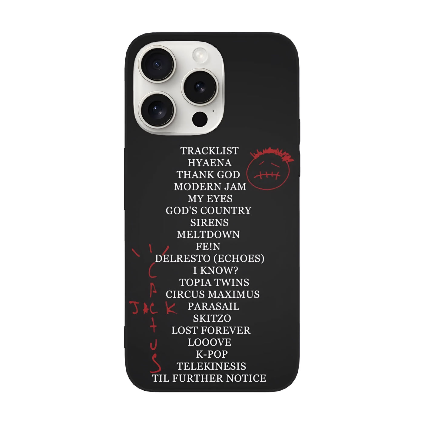 Utopia Tracklist iPhone Case