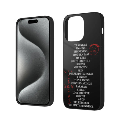 Utopia Tracklist iPhone Case